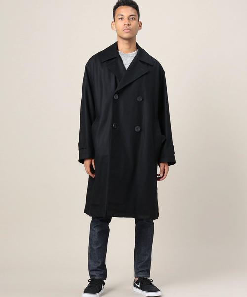 FLAGSTUFF（フラグスタフ）の「＜FLAGSTUFF × Lambda Takahashi × BY＞ BIG TRENCH COAT1/アウター◆（トレンチコート・メンズ・ブラック・FREE）」の6枚目の写真
