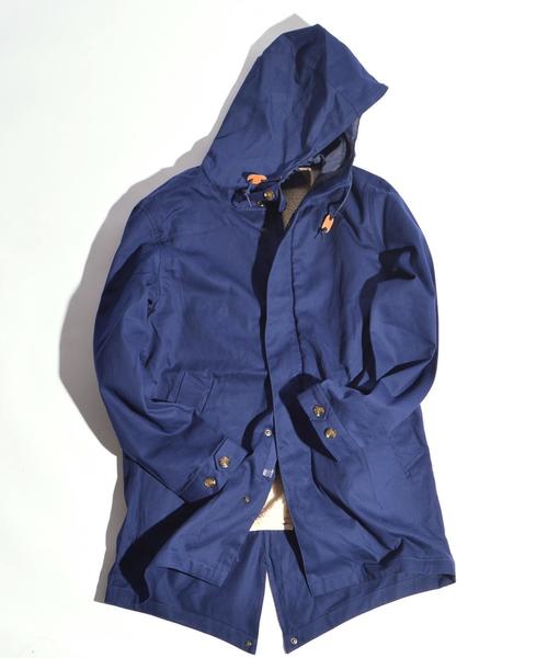 SHIPS GENERAL SUPPLY（シップスジェネラルサプライ）の「SHIPS GENERAL SUPPLY: デタッチャブル フィッシュテールパーカー■（モッズコート・メンズ・オリーブ/ネイビー・LARGE/SMALL/MEDIUM/X-LARGE）」の16枚目の写真