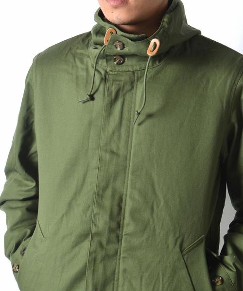 SHIPS GENERAL SUPPLY（シップスジェネラルサプライ）の「SHIPS GENERAL SUPPLY: デタッチャブル フィッシュテールパーカー■（モッズコート・メンズ・オリーブ/ネイビー・LARGE/SMALL/MEDIUM/X-LARGE）」の8枚目の写真