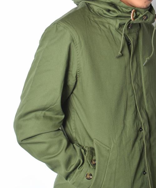 SHIPS GENERAL SUPPLY（シップスジェネラルサプライ）の「SHIPS GENERAL SUPPLY: デタッチャブル フィッシュテールパーカー■（モッズコート・メンズ・オリーブ/ネイビー・LARGE/SMALL/MEDIUM/X-LARGE）」の9枚目の写真