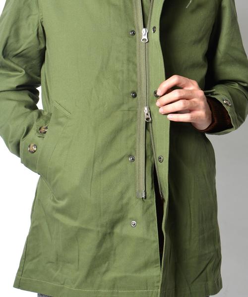 SHIPS GENERAL SUPPLY（シップスジェネラルサプライ）の「SHIPS GENERAL SUPPLY: デタッチャブル フィッシュテールパーカー■（モッズコート・メンズ・オリーブ/ネイビー・LARGE/SMALL/MEDIUM/X-LARGE）」の11枚目の写真