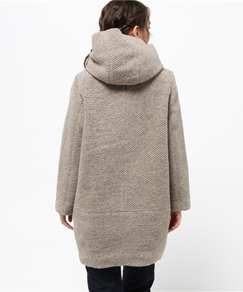 LBC(エルビーシー)の「スライバーフードコート (その他アウター・レディース・ダークグレー/ベージュ・MEDIUM/LARGE)」の5枚目の写真