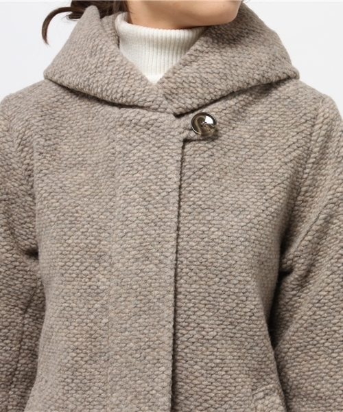 LBC(エルビーシー)の「スライバーフードコート (その他アウター・レディース・ダークグレー/ベージュ・MEDIUM/LARGE)」の6枚目の写真