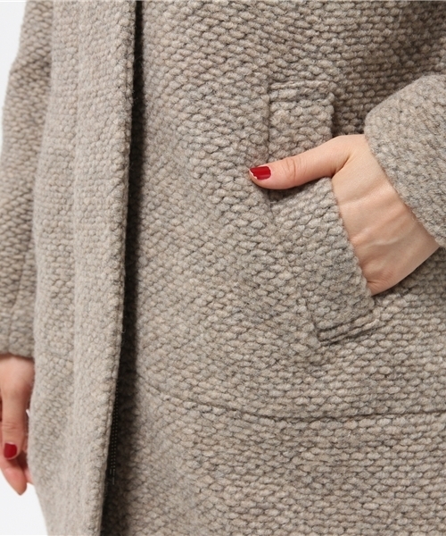 LBC(エルビーシー)の「スライバーフードコート (その他アウター・レディース・ダークグレー/ベージュ・MEDIUM/LARGE)」の8枚目の写真