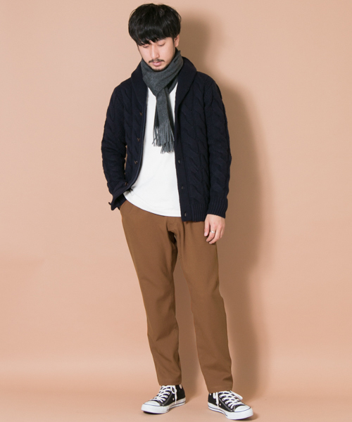 URBAN RESEARCH（アーバンリサーチ）の「UR ウールライクアクティブストレッチパンツ（その他パンツ・メンズ・チャコールグレー/ブルー系その他/ベージュ系その他・LARGE/MEDIUM）」の8枚目の写真