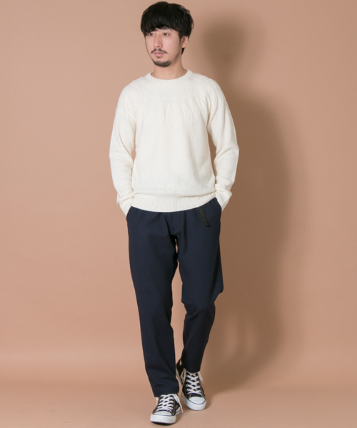 URBAN RESEARCH（アーバンリサーチ）の「UR ウールライクアクティブストレッチパンツ（その他パンツ・メンズ・チャコールグレー/ブルー系その他/ベージュ系その他・LARGE/MEDIUM）」の15枚目の写真