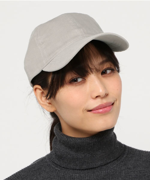 N.（N. Natural Beauty Basic）（エヌエヌナチュラルビューティーベーシック）の「サマーコーデュロイキャップ（キャップ・レディース・ライトグリーン/グレー/ブラック・FREE）」の2枚目の写真