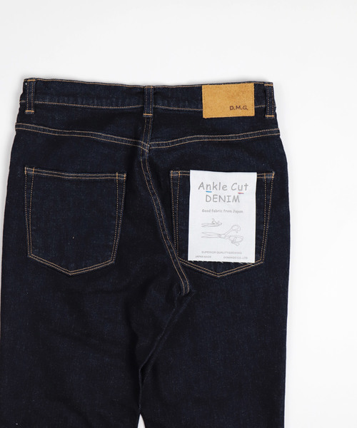 D.M.G.（ドミンゴ）の「[D.M.G. / ディーエムジー]　11ozストレッチデニム5Pアンクルスリムジーンズ（デニムパンツ・レディース・ワンウォッシュ・SS/S/L/M）」の7枚目の写真