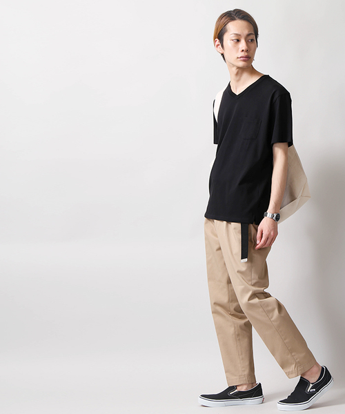 WEGO（ウィゴー）の「WEGO/CaliforniaコットンVポケットTシャツ（Tシャツ/カットソー・メンズ・ロイヤルブルー/ブラック/サックスブルー/ホワイト・SMALL/MEDIUM/LARGE/X-LARGE）」の17枚目の写真