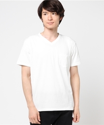 WEGO | WEGO/CaliforniaコットンVポケットTシャツ(Tシャツ/カットソー)