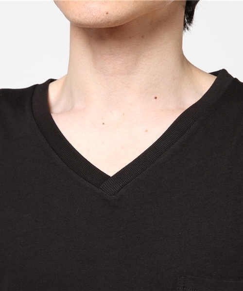 WEGO（ウィゴー）の「WEGO/CaliforniaコットンVポケットTシャツ（Tシャツ/カットソー・メンズ・ロイヤルブルー/ブラック/サックスブルー/ホワイト・SMALL/MEDIUM/LARGE/X-LARGE）」の10枚目の写真