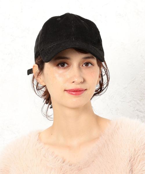 NEW ERA（ニューエラ）の「[別注][ニューエラ]NEWERA コーデュロイ CB キャップ（キャップ・レディース・オフホワイト/ブラック/ダークグレー/ブラウン・FREE）」の2枚目の写真