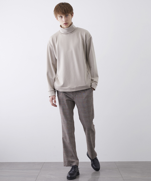 STUDIOUS（ステュディオス）の「グレンチェックフレアパンツ（その他パンツ・メンズ・ブラウン/グレー・1/2）」の3枚目の写真