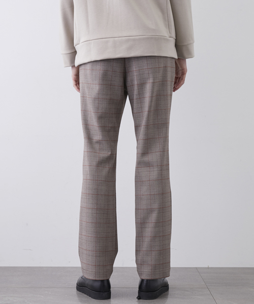 STUDIOUS（ステュディオス）の「グレンチェックフレアパンツ（その他パンツ・メンズ・ブラウン/グレー・1/2）」の9枚目の写真