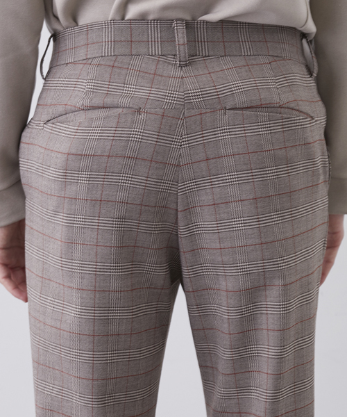 STUDIOUS（ステュディオス）の「グレンチェックフレアパンツ（その他パンツ・メンズ・ブラウン/グレー・1/2）」の12枚目の写真