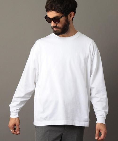 BEAUTY&YOUTH UNITED ARROWS（ビューティーアンドユースユナイテッドアローズ）の「BY ワイド リブ カットソー -MADE IN JAPAN- ◆（Tシャツ/カットソー・メンズ・オレンジ/パープル/ベージュ/ブラック/ホワイト・LARGE/MEDIUM/SMALL/X-LARGE）」の21枚目の写真