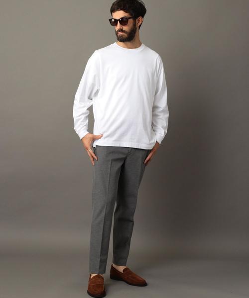 BEAUTY&YOUTH UNITED ARROWS（ビューティーアンドユースユナイテッドアローズ）の「BY ワイド リブ カットソー -MADE IN JAPAN- ◆（Tシャツ/カットソー・メンズ・オレンジ/パープル/ベージュ/ブラック/ホワイト・LARGE/MEDIUM/SMALL/X-LARGE）」の22枚目の写真