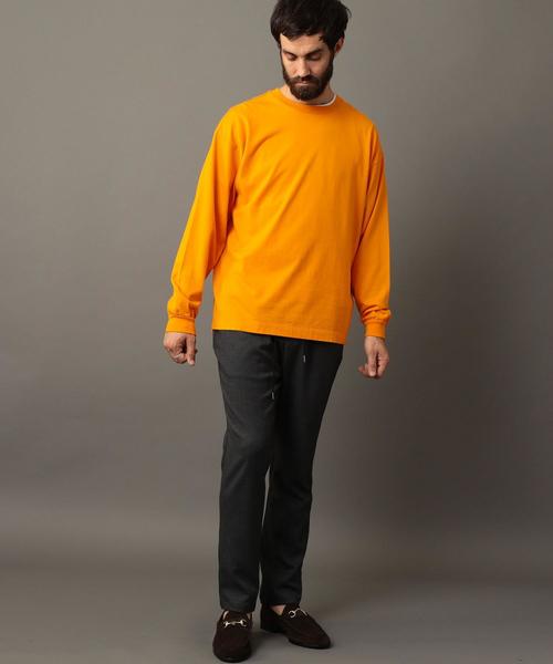 BEAUTY&YOUTH UNITED ARROWS（ビューティーアンドユースユナイテッドアローズ）の「BY ワイド リブ カットソー -MADE IN JAPAN- ◆（Tシャツ/カットソー・メンズ・オレンジ/パープル/ベージュ/ブラック/ホワイト・LARGE/MEDIUM/SMALL/X-LARGE）」の17枚目の写真