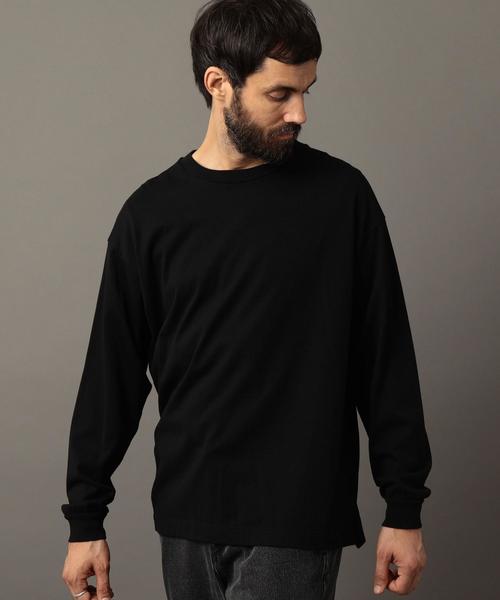 BEAUTY&YOUTH UNITED ARROWS（ビューティーアンドユースユナイテッドアローズ）の「BY ワイド リブ カットソー -MADE IN JAPAN- ◆（Tシャツ/カットソー・メンズ・オレンジ/パープル/ベージュ/ブラック/ホワイト・LARGE/MEDIUM/SMALL/X-LARGE）」の19枚目の写真