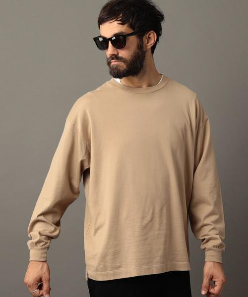 BEAUTY&YOUTH UNITED ARROWS（ビューティーアンドユースユナイテッドアローズ）の「BY ワイド リブ カットソー -MADE IN JAPAN- ◆（Tシャツ/カットソー・メンズ・オレンジ/パープル/ベージュ/ブラック/ホワイト・LARGE/MEDIUM/SMALL/X-LARGE）」の11枚目の写真