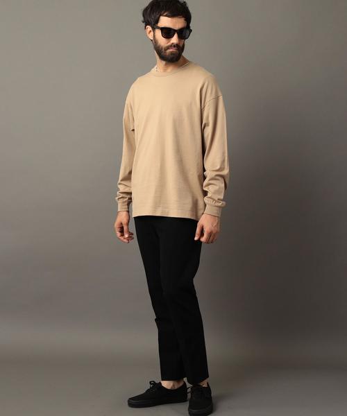 BEAUTY&YOUTH UNITED ARROWS（ビューティーアンドユースユナイテッドアローズ）の「BY ワイド リブ カットソー -MADE IN JAPAN- ◆（Tシャツ/カットソー・メンズ・オレンジ/パープル/ベージュ/ブラック/ホワイト・LARGE/MEDIUM/SMALL/X-LARGE）」の13枚目の写真