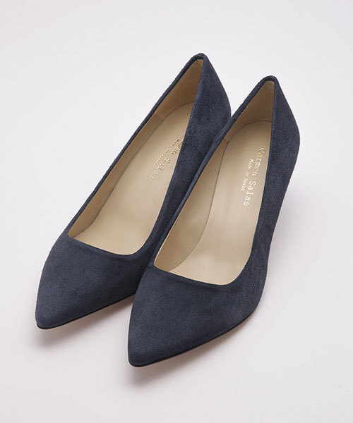 carmen salasスエードパンプス carmen salasスエードパンプス