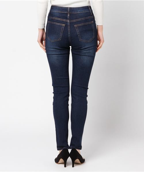 KOBE LETTUCE（コウベレタス）の「ハイウエストストレッチスキニーデニムパンツ（デニムパンツ・レディース・インディゴブルー/ワンウォッシュ/ブルー/ブラック/ブラック系その他/ブラック系その他2・LL/M/L/S/SS）」の19枚目の写真