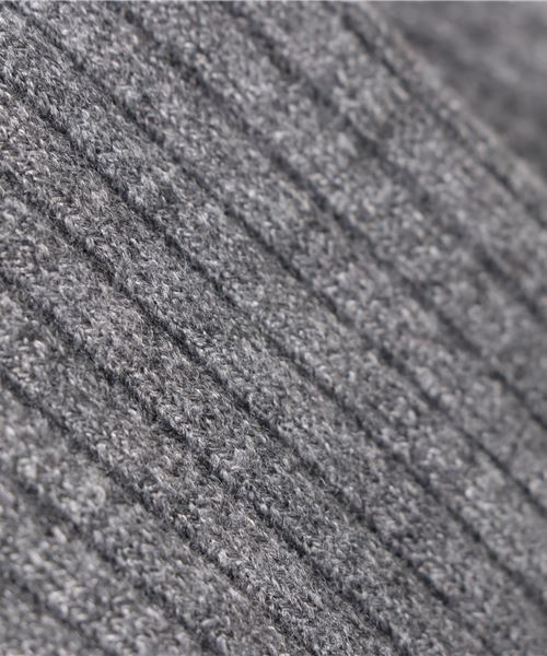 RAY CASSIN(レイカズン)の「スリット入りニットワイドパンツ(その他パンツ・レディース・マスタード/杢グレー/ワイン・FREE)」の9枚目の写真