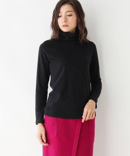 grove(グローブ)の「◆オフタートルネック長袖カットソー(Tシャツ/カットソー・レディース・ブラック/ベージュ/グリーン/アイボリー・02/03)」の9枚目の写真