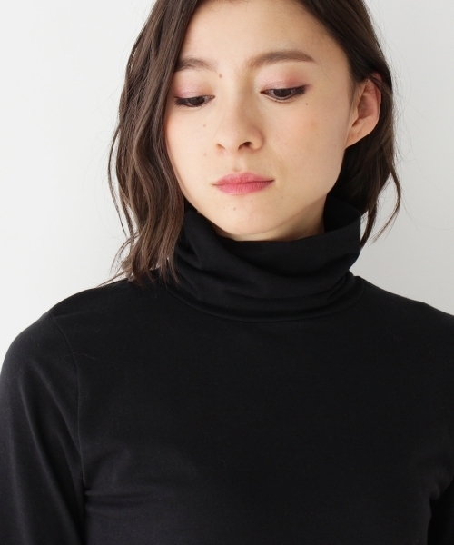 grove(グローブ)の「◆オフタートルネック長袖カットソー(Tシャツ/カットソー・レディース・ブラック/ベージュ/グリーン/アイボリー・02/03)」の5枚目の写真