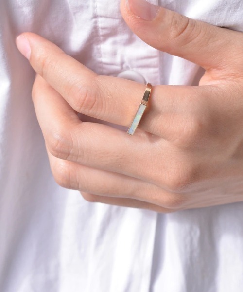 sowi（ソーイ）の「【売り切りセール】K10YG　オーロラ オパール　Lリング（リング・レディース・ゴールド・#11/#9/#13）」の12枚目の写真