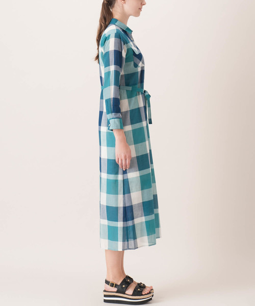 r*y様 美品 ブルーレーベル sweetコラボ レーヨンコットンポプリンワンピ BLUE LABEL CRESTBRIDGE（ブルーレーベルクレストブリッジ）の