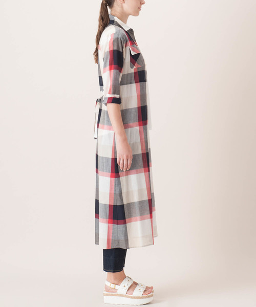 美品✨Blue Label Crestbridge ワンピース ボウタイ ベルト 楽天市場】【SALE／18%OFF】コットンライクスパンローン