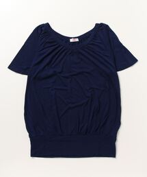 【抗菌防臭】洗えるCOOLFIBERフレアー袖チュニック