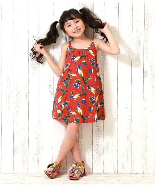 セール ワンピース アロハ柄ワンピース ワンピース Anap ワンピース Anap Kids アナップキッズ のファッション