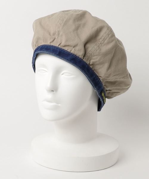 GREEN BOWL（グリーンボウル）の「GREEN BOWL Duck Beret/グリーンボウル ダック ベレー 帽（ハンチング/ベレー帽・メンズ・ベージュ/ネイビー/ライトブラウン/オリーブ・FREE）」の9枚目の写真