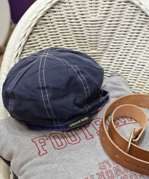 GREEN BOWL（グリーンボウル）の「GREEN BOWL Duck Beret/グリーンボウル ダック ベレー 帽（ハンチング/ベレー帽・メンズ・ベージュ/ネイビー/ライトブラウン/オリーブ・FREE）」の14枚目の写真