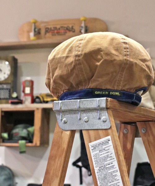 GREEN BOWL（グリーンボウル）の「GREEN BOWL Duck Beret/グリーンボウル ダック ベレー 帽（ハンチング/ベレー帽・メンズ・ベージュ/ネイビー/ライトブラウン/オリーブ・FREE）」の10枚目の写真