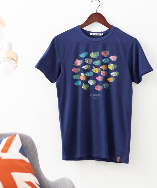 Ben Sherman(ベンシャーマン)の「キャラバンTシャツ(Tシャツ/カットソー・メンズ・ネイビー/グリーン/レッド系その他・LARGE/X-SMALL/SMALL)」の3枚目の写真