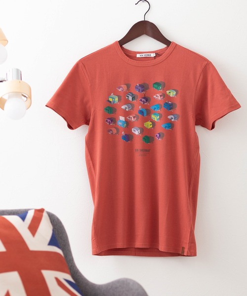Ben Sherman(ベンシャーマン)の「キャラバンTシャツ(Tシャツ/カットソー・メンズ・ネイビー/グリーン/レッド系その他・LARGE/X-SMALL/SMALL)」の1枚目の写真