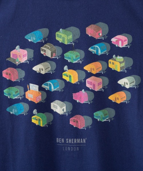 Ben Sherman(ベンシャーマン)の「キャラバンTシャツ(Tシャツ/カットソー・メンズ・ネイビー/グリーン/レッド系その他・LARGE/X-SMALL/SMALL)」の6枚目の写真