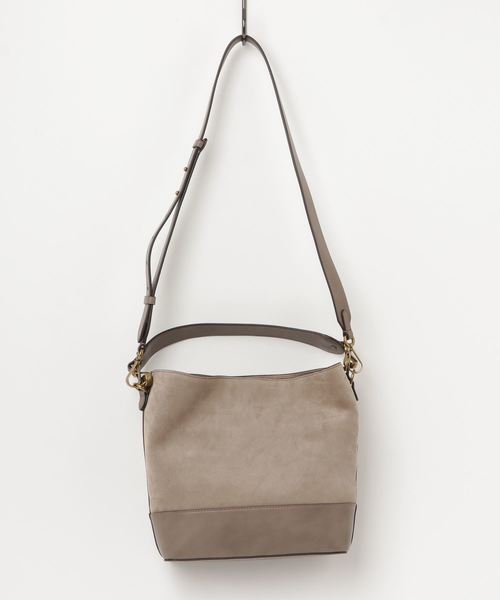 ✅️ポロラルフローレン　ホーボーバッグ スエード 　レザー　ブラウン POLO RALPH LAUREN（ポロ ラルフ ローレン）の「スモール