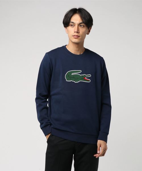 LACOSTE（ラコステ）の「【LACOSTE】ビックロゴスウェットクルー