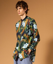 UNITED TOKYO | パターンロングバンドカラーシャツ(シャツ/ブラウス)