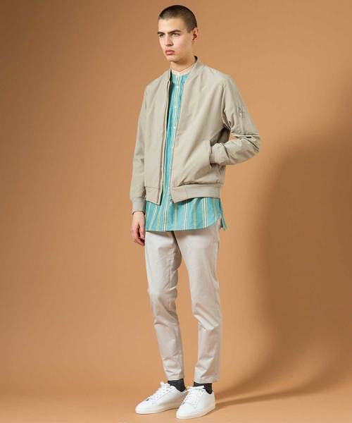 UNITED TOKYO（ユナイテッドトウキョウ）の「パターンロングバンドカラーシャツ（シャツ/ブラウス・メンズ・カーキ/ブルー・1/2/3）」の11枚目の写真