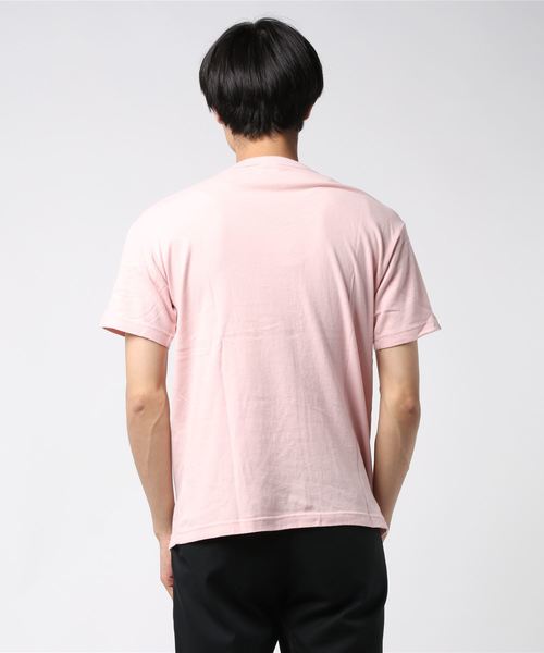 Champion(チャンピオン)の「【Champion/チャンピオン】メンズ Tシャツ キャンパス(Tシャツ/カットソー・メンズ・ホワイト/グレー/ホワイト×ブルー/ブラック/ネイビー/ライトピンク/サックスブルー/オリーブ・LARGE/MEDIUM/X-LARGE)」の9枚目の写真