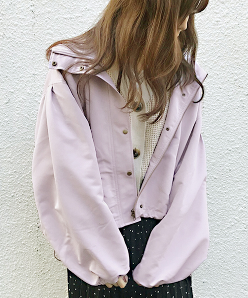 apres jour（アプレジュール）の「袖ボリュームマウンテンパーカー【ZOZOTOWN限定アイテム】（マウンテンパーカー・レディース・ブラック/ベージュ/ライトベージュ/ラベンダー・フリー）」の18枚目の写真