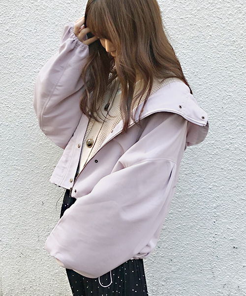 apres jour（アプレジュール）の「袖ボリュームマウンテンパーカー【ZOZOTOWN限定アイテム】（マウンテンパーカー・レディース・ブラック/ベージュ/ライトベージュ/ラベンダー・フリー）」の20枚目の写真