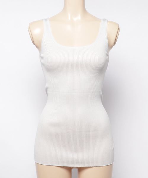 綿100 ノンレース 脇ハギ無し キッドブルー 19リブタンクトップ タンクトップ Komn140 Kidblue タンクトップ Kid Blue キッドブルー のファッション通販 Zozotown