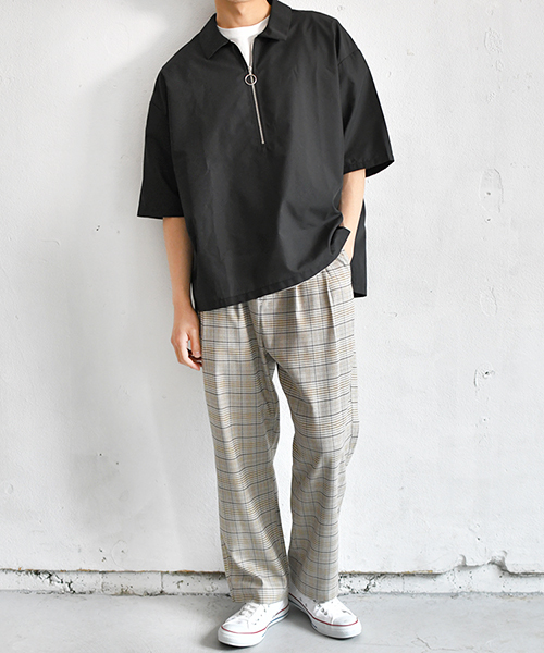 PairPair（ペアペア）の「ハーフジップシャツ（シャツ/ブラウス・メンズ・ブラック/ネイビー・FREE）」の20枚目の写真